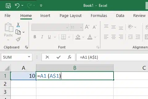 absolute references in a spreadsheet