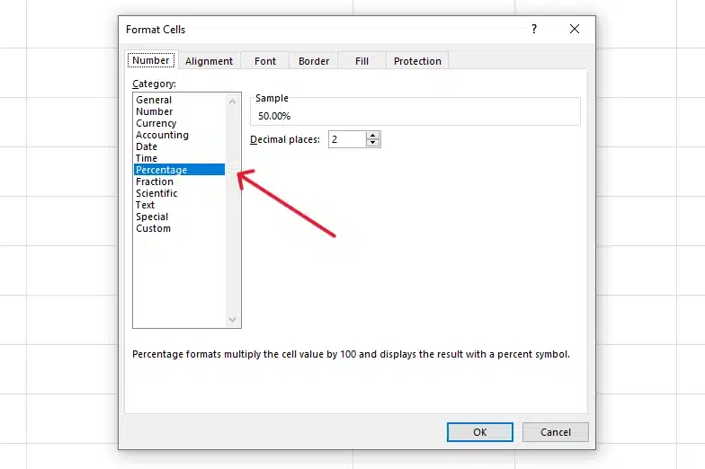 select the correct format for your data