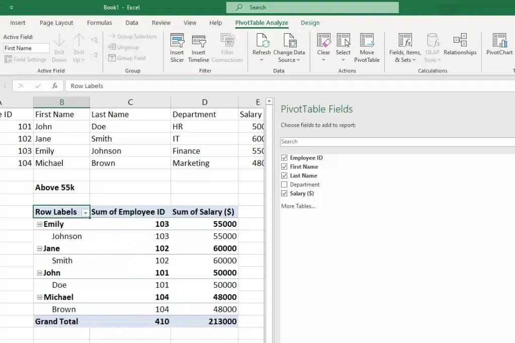 mastering pivot tables in excel