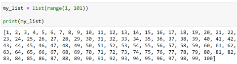 How to Make a List From 1 to 100 in Python: 7 Top Ways + Code – Master ...