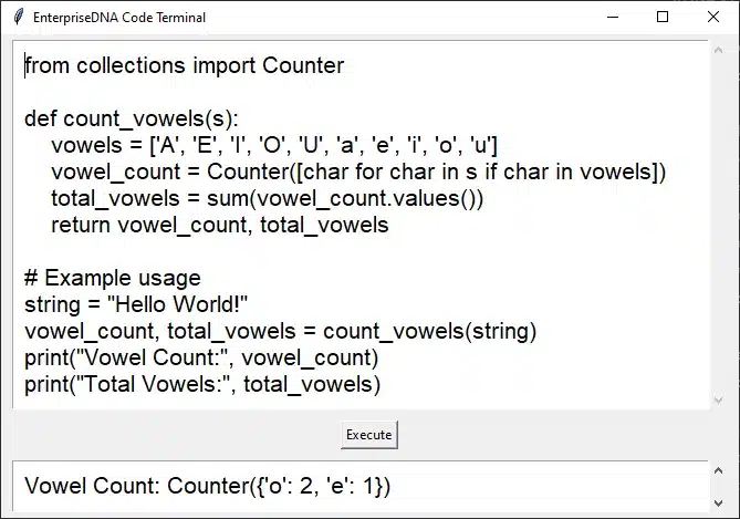 how to use counter dictionary in python