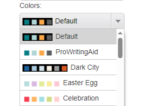 select the colors or your word-cloud text