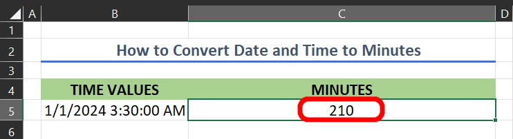 Using minute and second functions to covert time and date on a spreadsheet