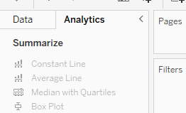 Navigating to Analytics Pane
