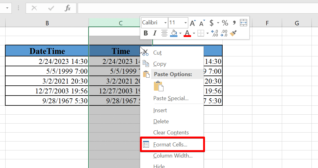 How to Remove Time from Date in Excel