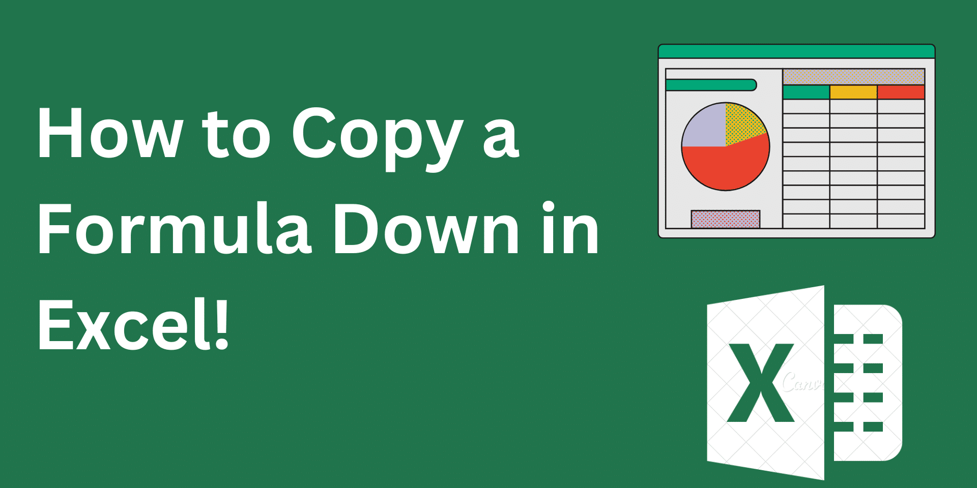 How to Copy Formula Down in Excel